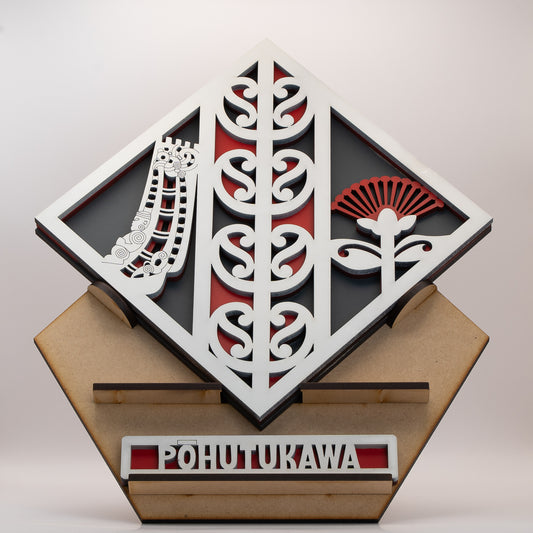 Matariki Mini Diamond - Pōhutukawa