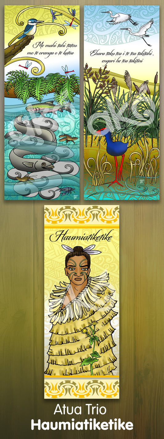 Haumiatiketike - Outdoor Wall Panel Trio Set