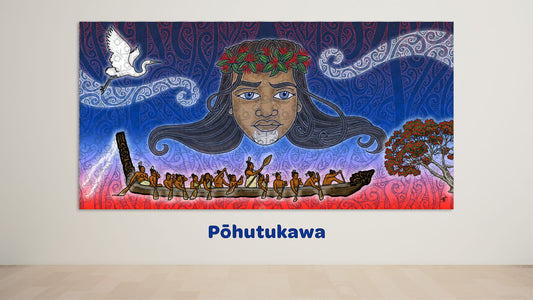 Matariki Mural - Pōhutukawa