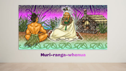 Muri-ranga-whenua Māui Mural