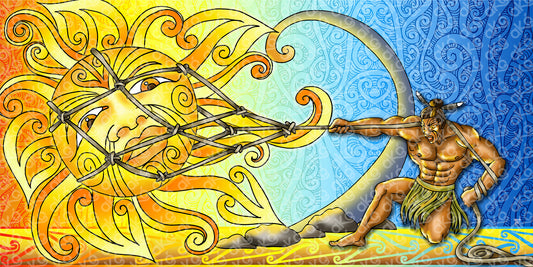 Māui and the Sun Māui Mural