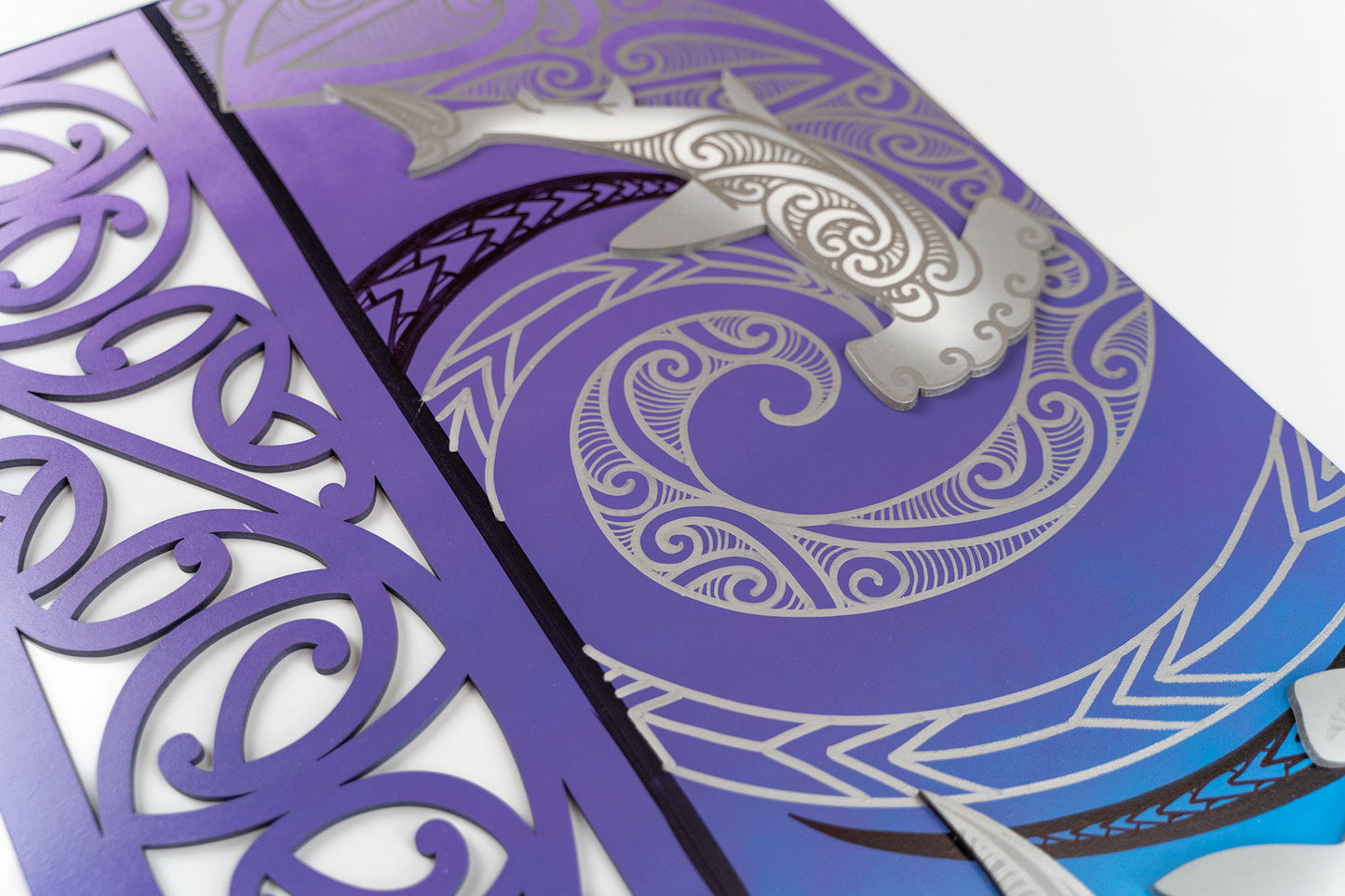 Shark Panel - Purple & Green Gradient