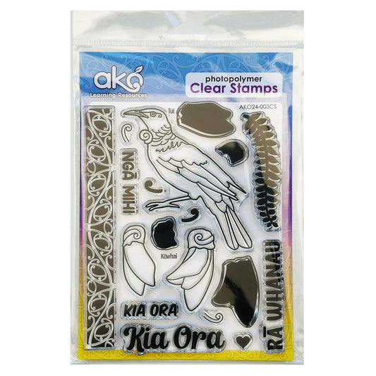 Tūī Clear Stamp Set