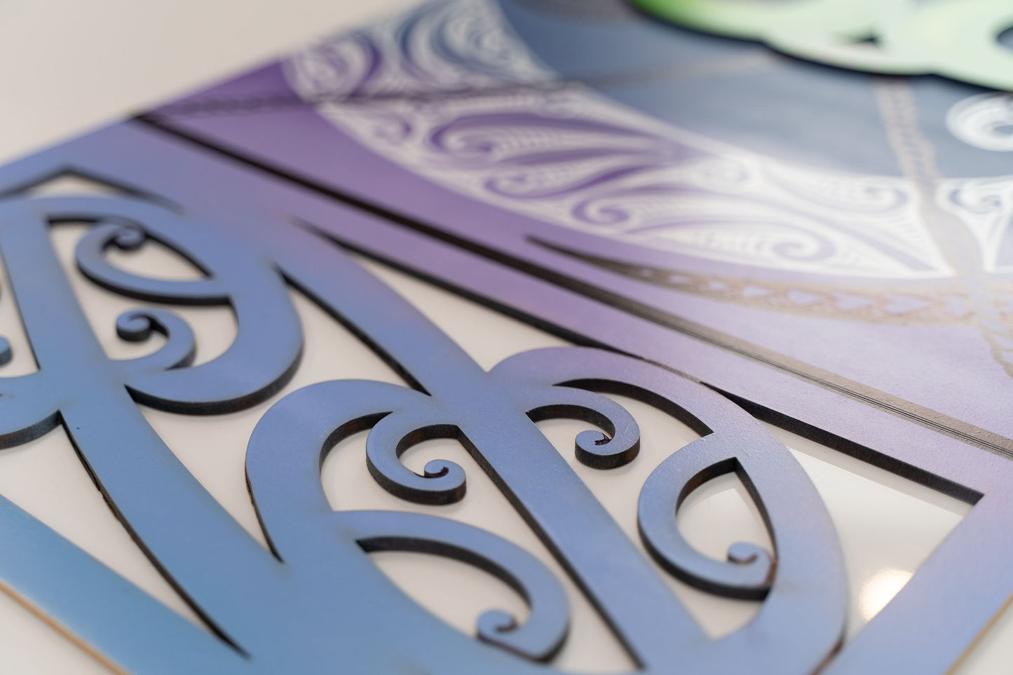 Taonga Panel - Purple & Blue Gradient V2