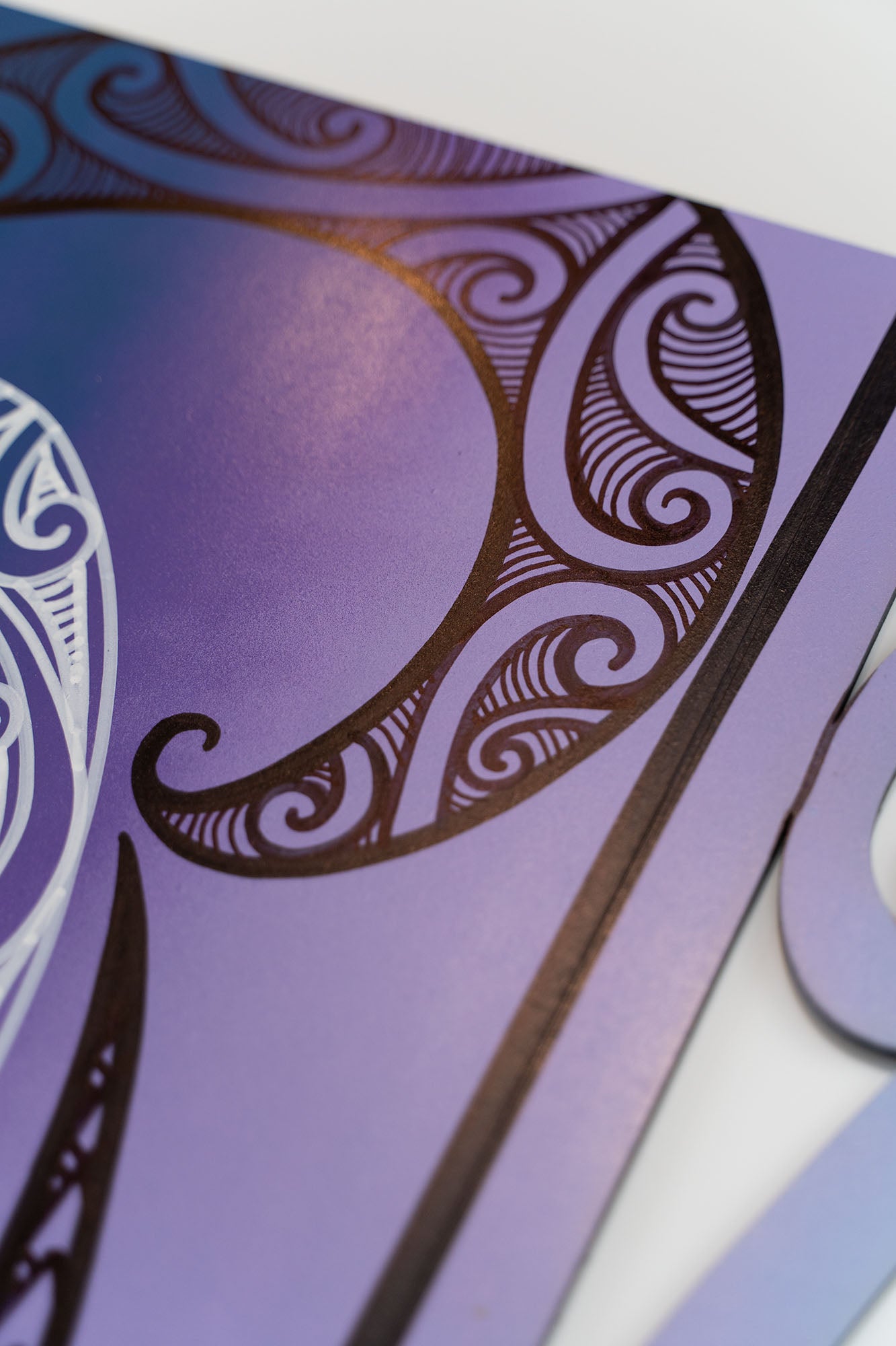 Taonga Panel - Purple & Blue Gradient V2