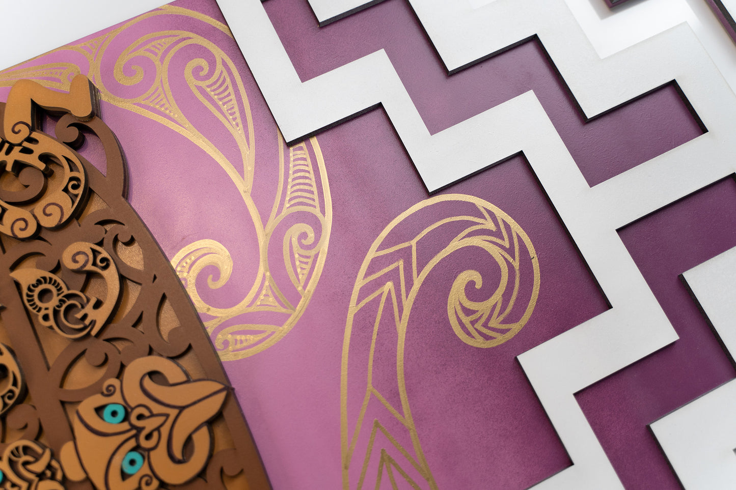 Tiki Panel - Gold Pattern