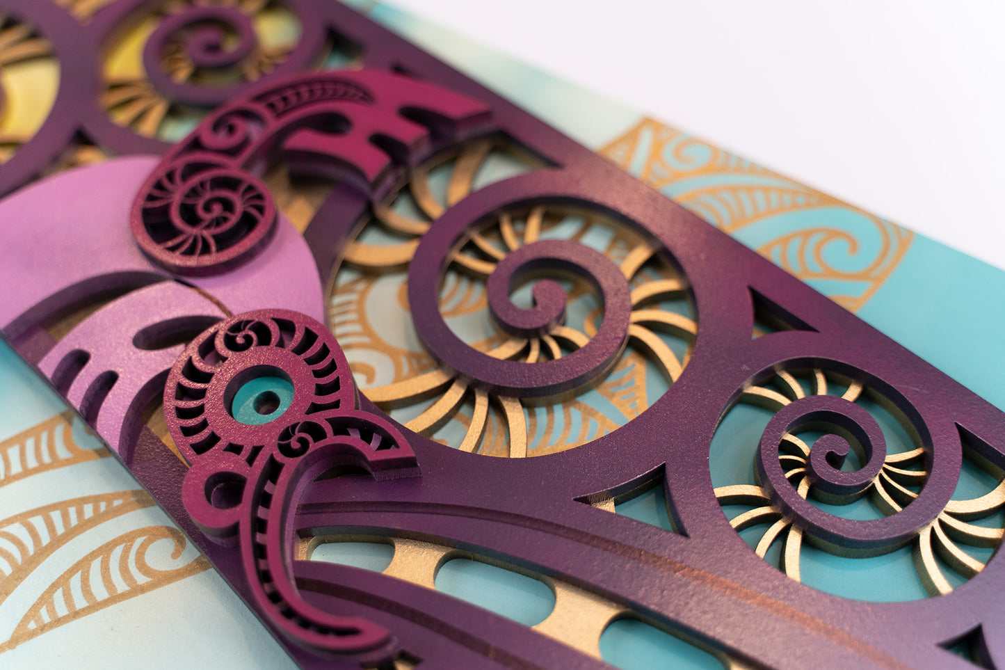 Waka Panel - Purple & Gold