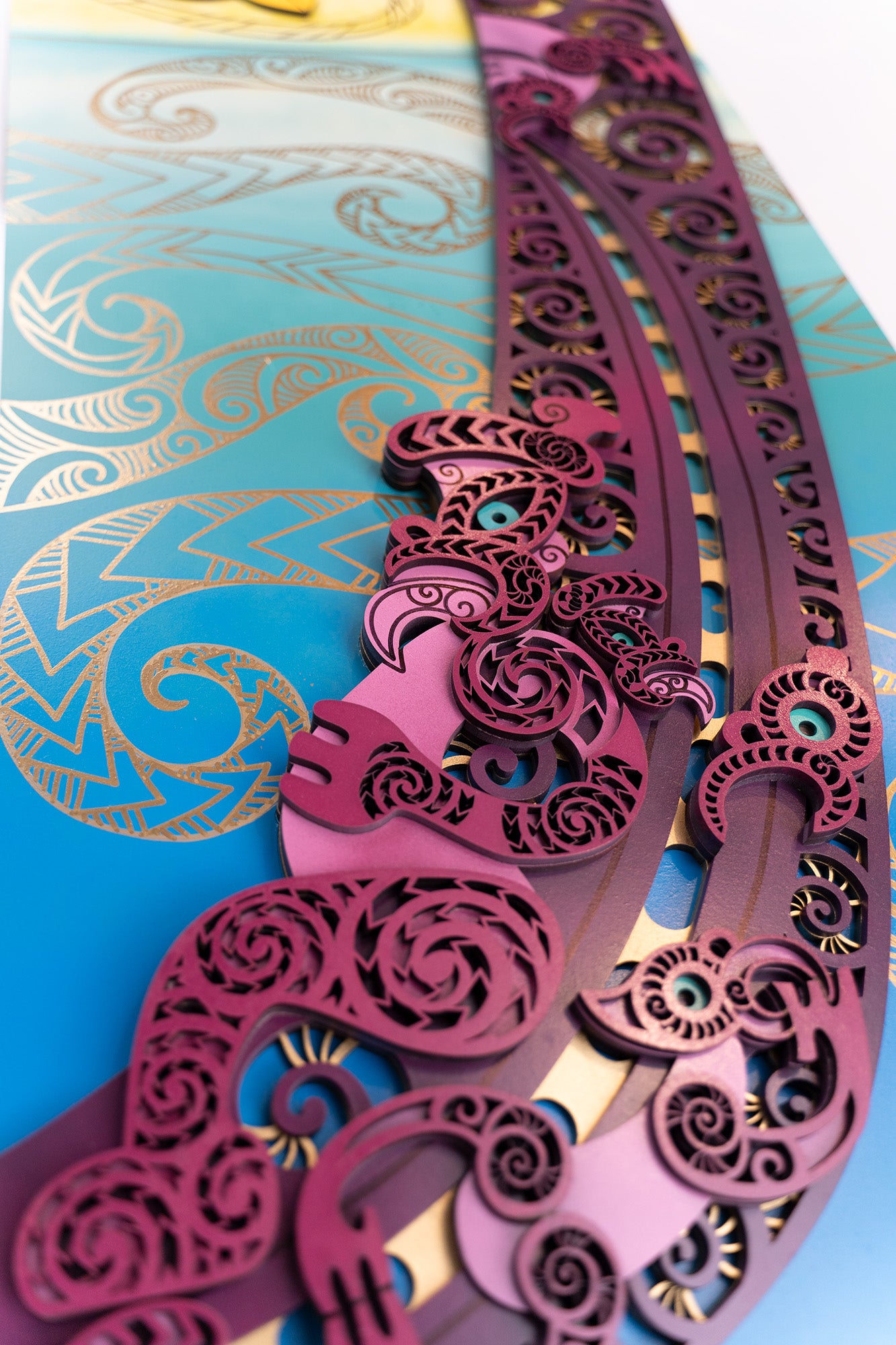 Waka Panel - Purple & Gold