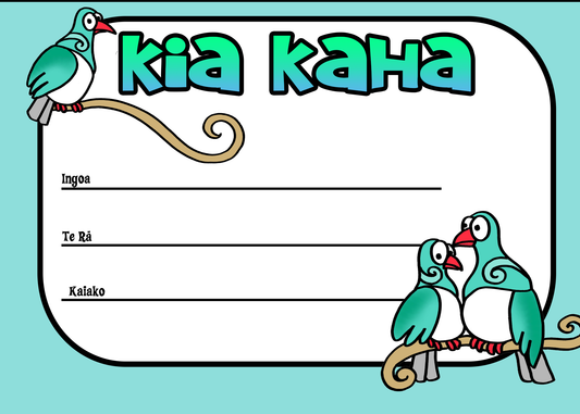 Certificate - Kia Kaha Style 3