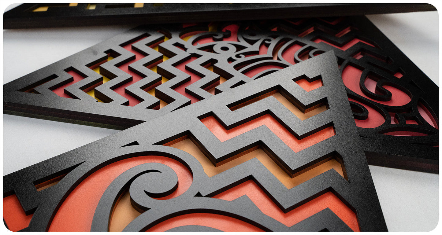 Te Whāriki Large Triangle - Mana Whanau