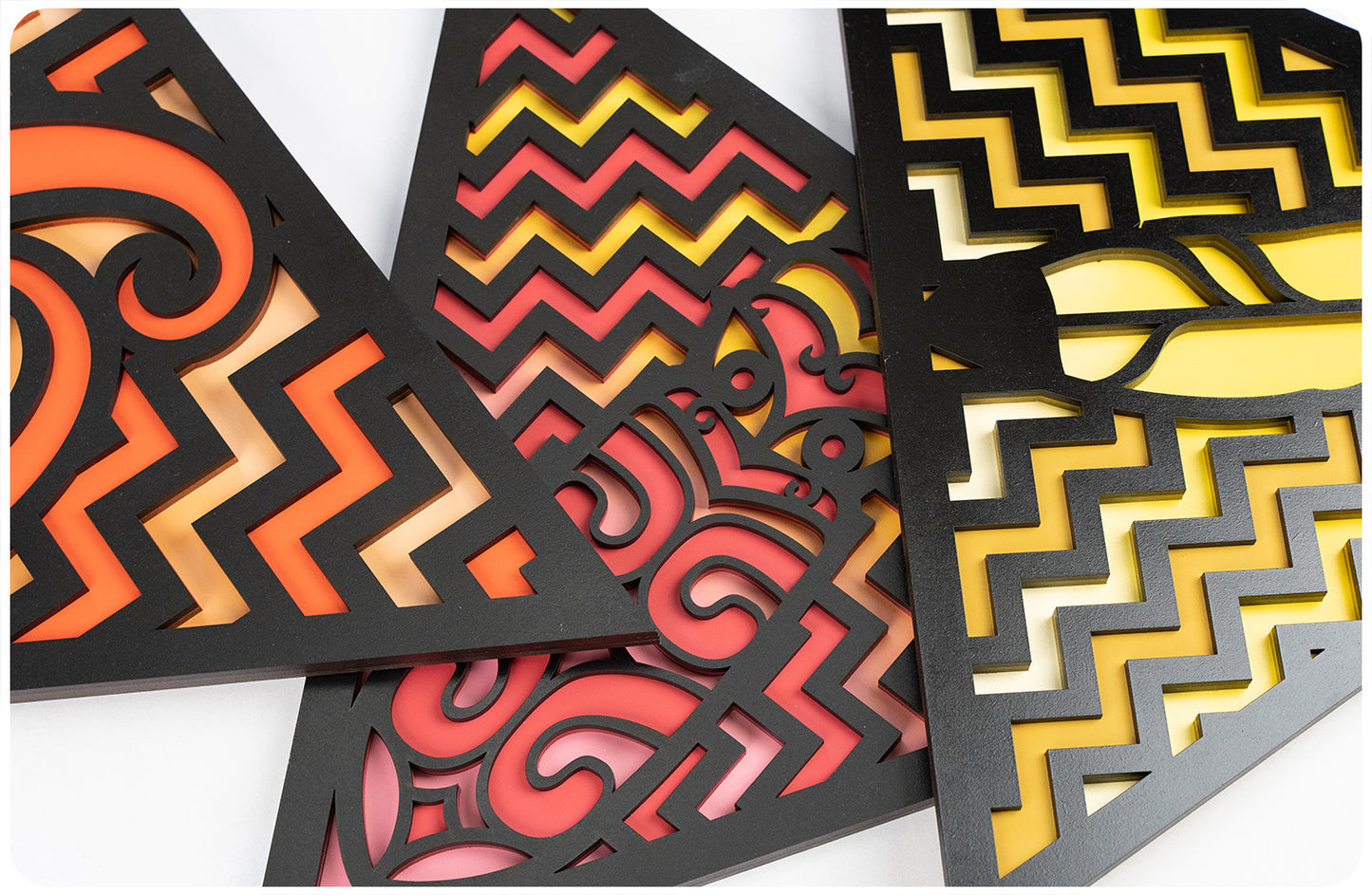 Te Whāriki - Indoor Triangle Wall Set