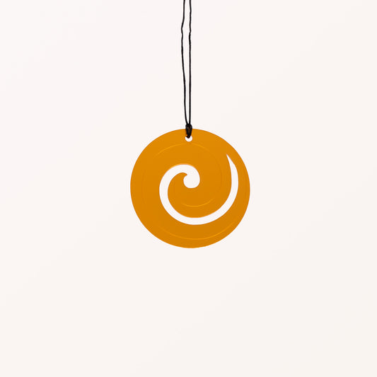 Mauri (Life Force) - Orange - Medium Necklace