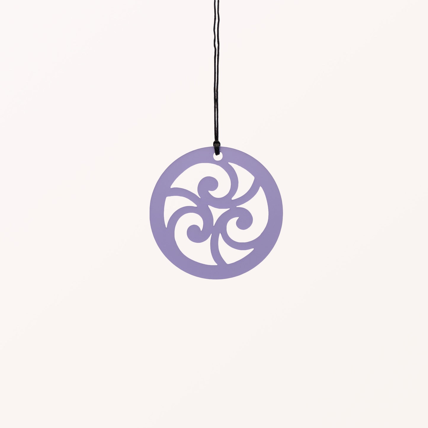 Te Ao Māori (The World) - Purple - Medium Necklace