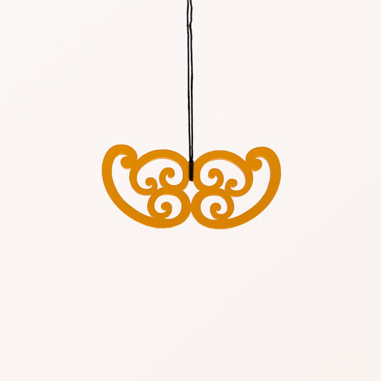 Kotahitanga (Unity) - Orange - Medium Necklace