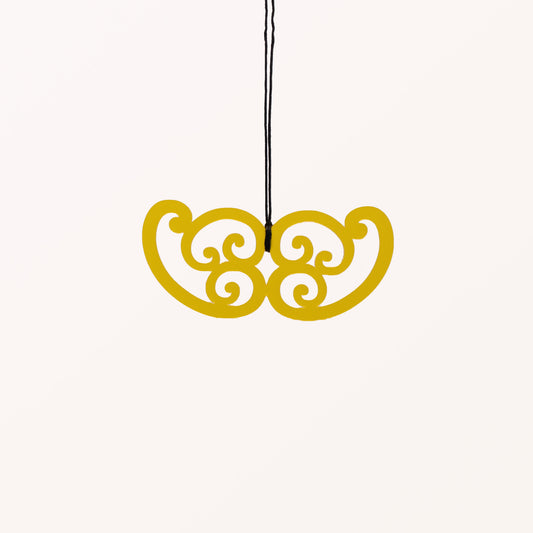 Kotahitanga (Unity) - Yellow - Medium Necklace