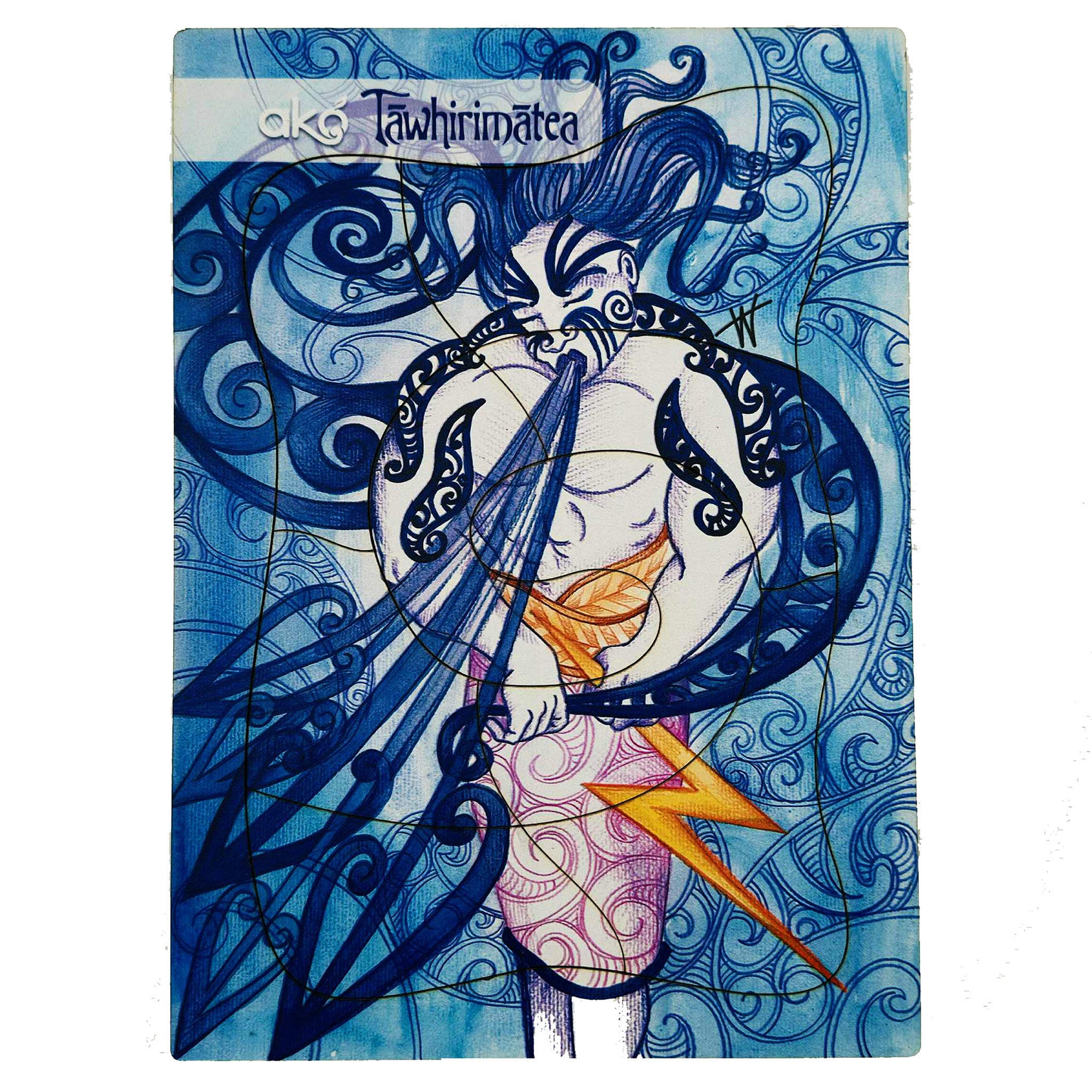 Tāwhirimātea Atua Printed Puzzle