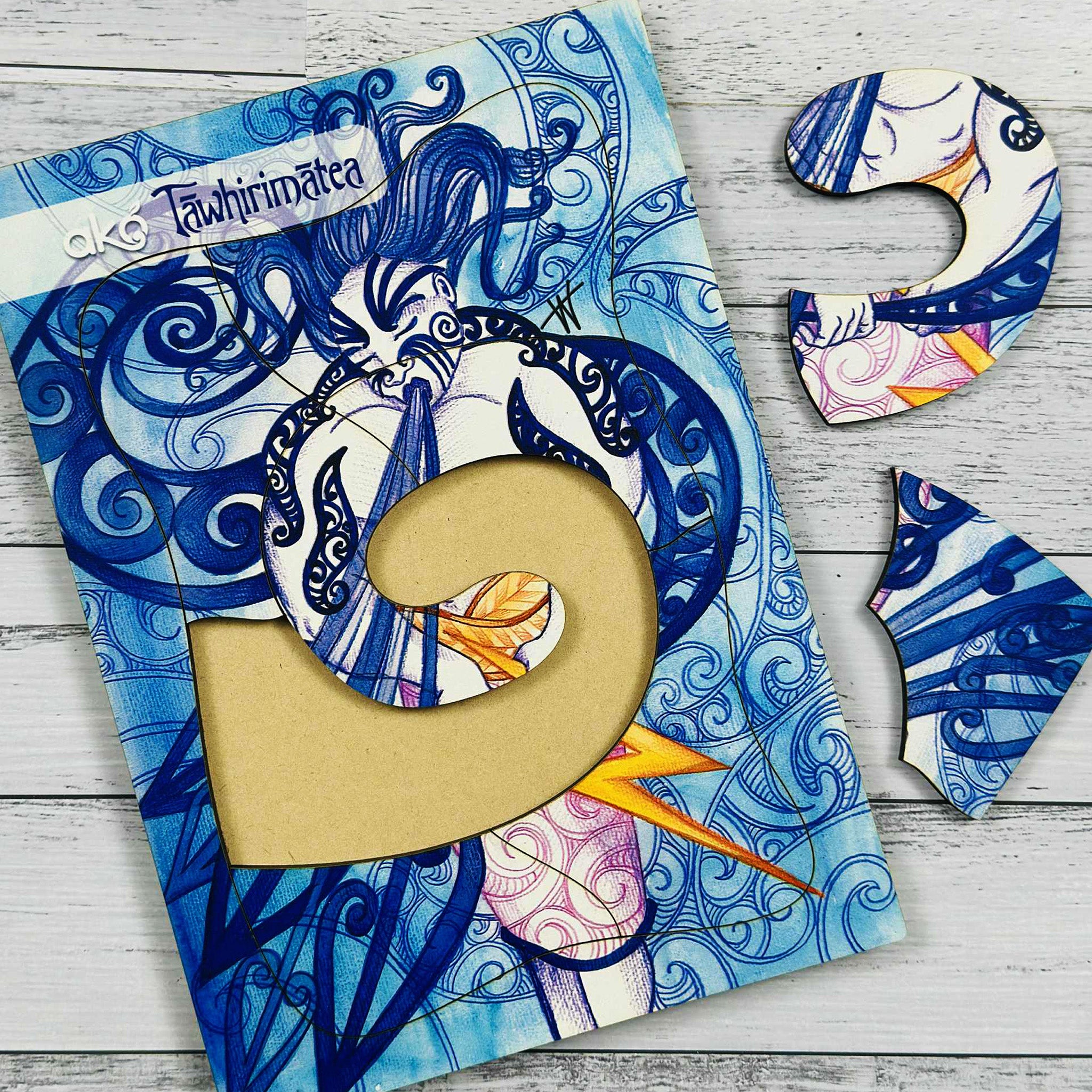 Tāwhirimātea Atua Printed Puzzle