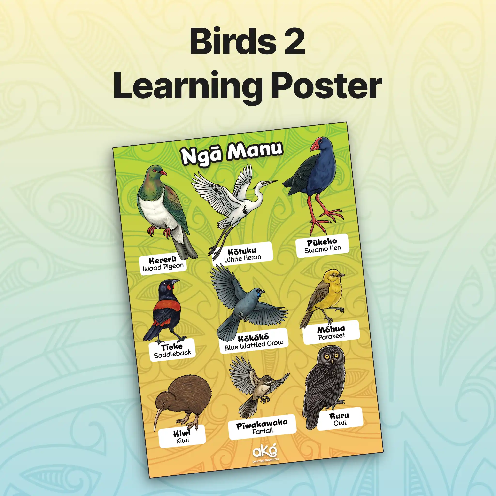 Birds 2 Learning Poster