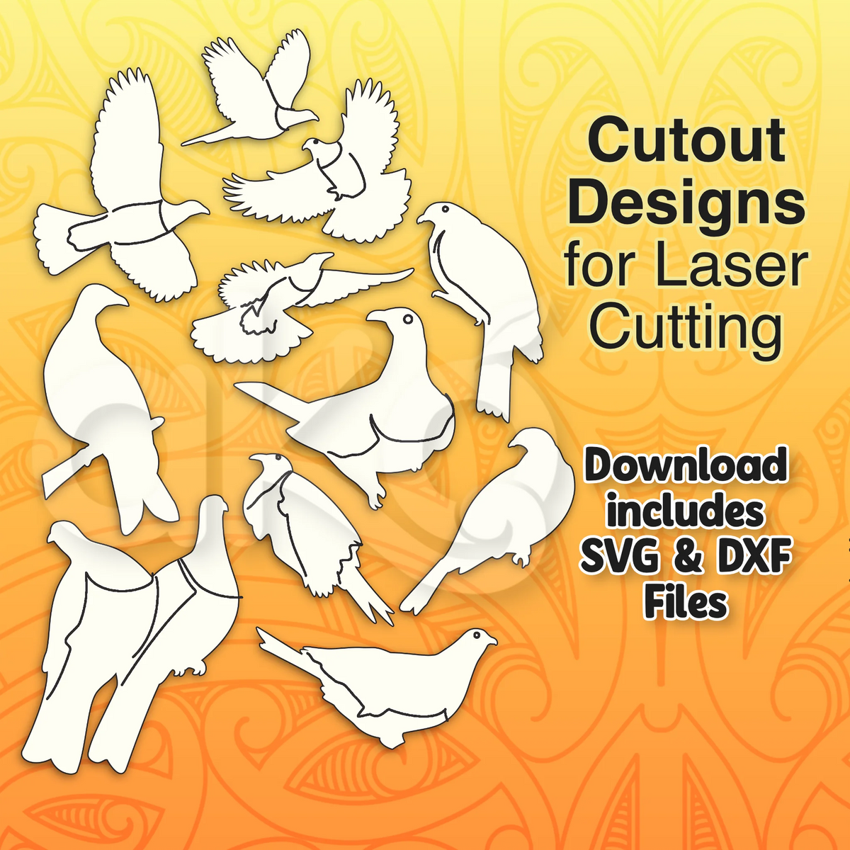 Cutouts Kererū 1