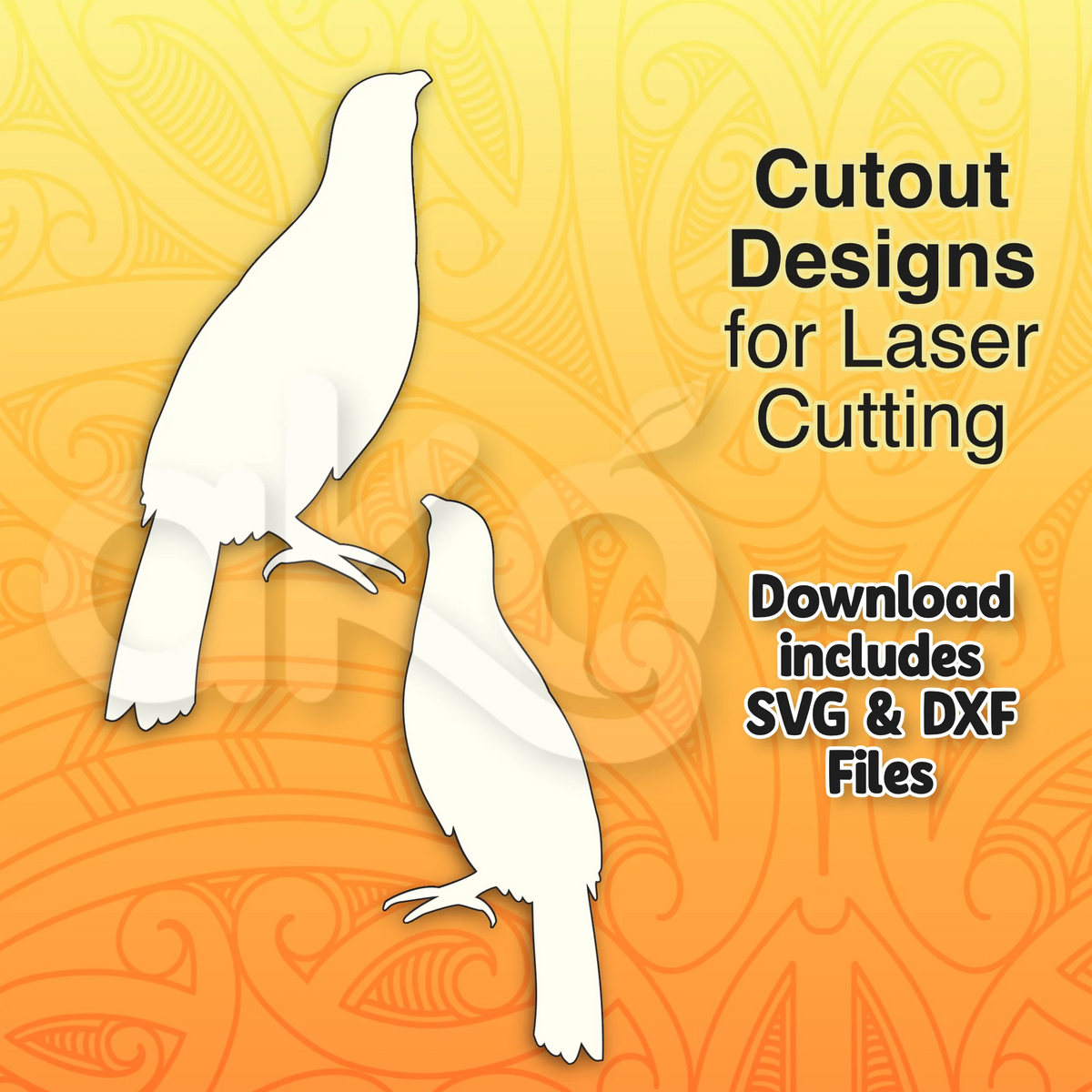 Cutouts Kōkako