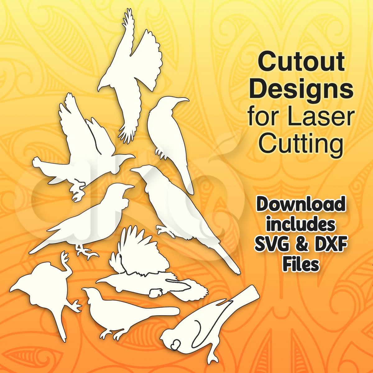 Cutouts Tūī