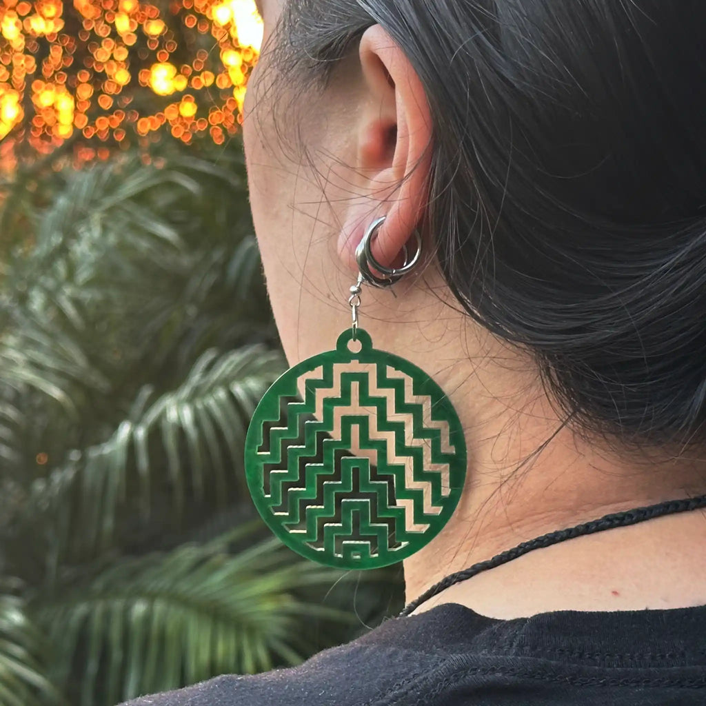 Double Poutama Earrings