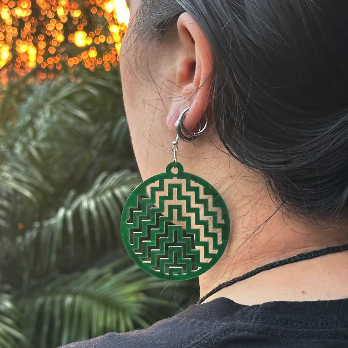 Double Poutama Earrings