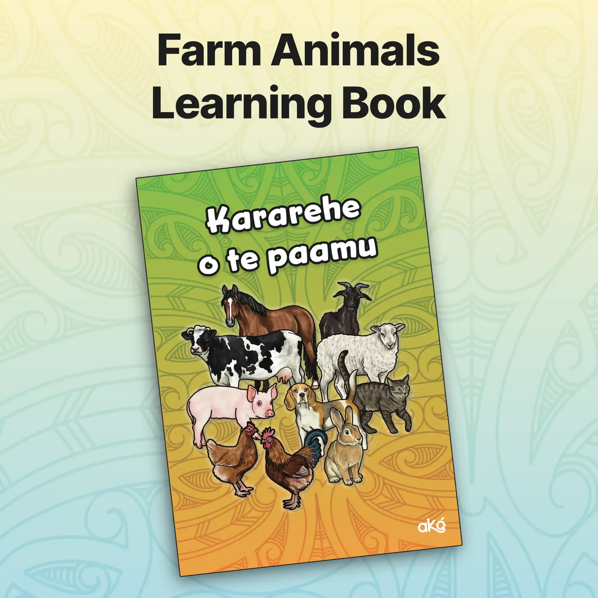 Farm Animals Learning Booklet
