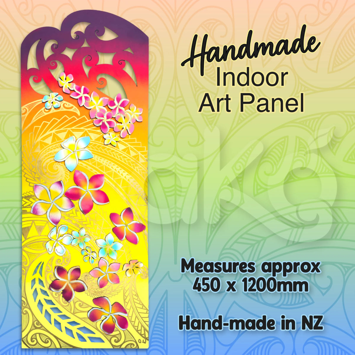 Frangipani Indoor Art Panel