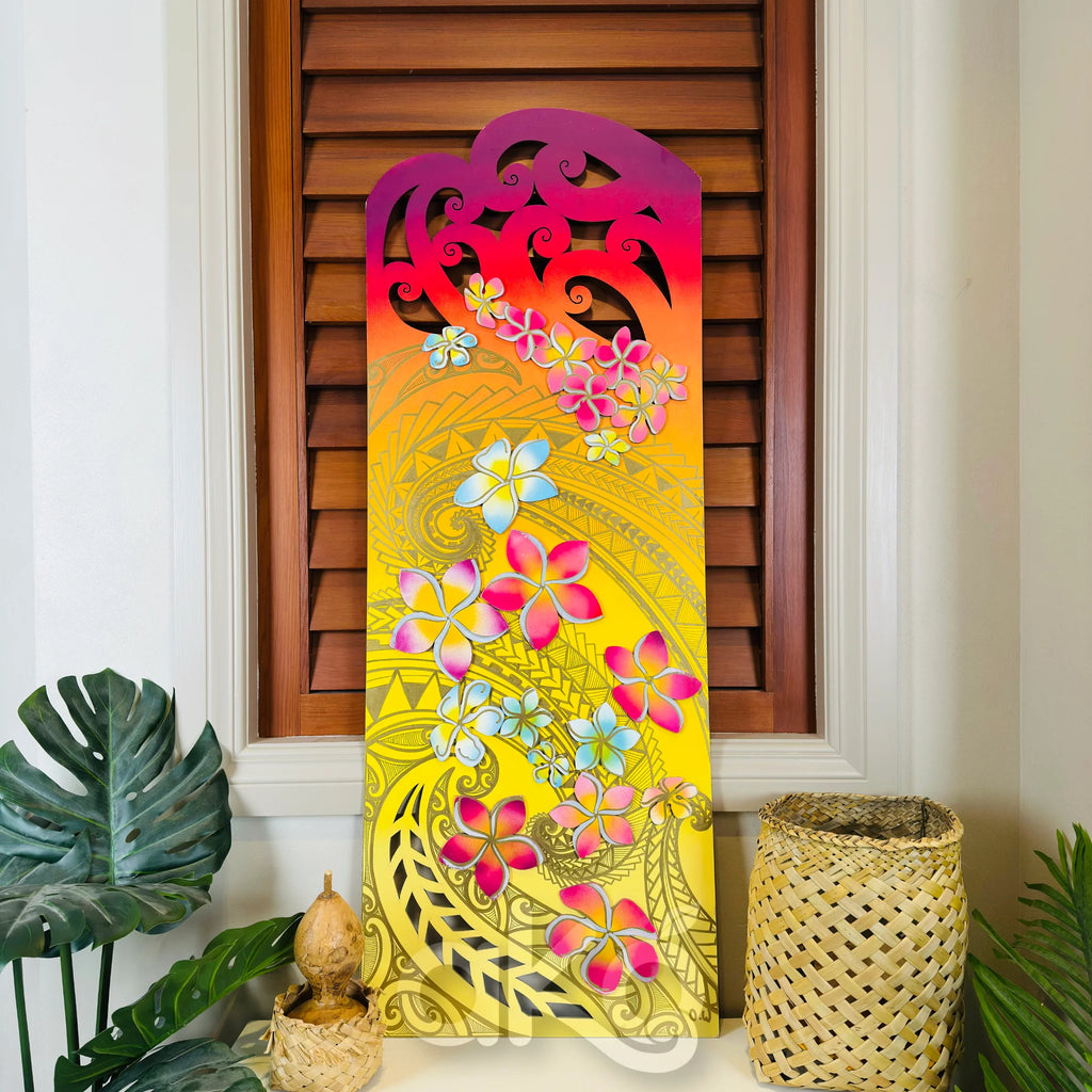 Frangipani Indoor Art Panel