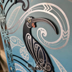 Huia and Mānuka Indoor Art Panel