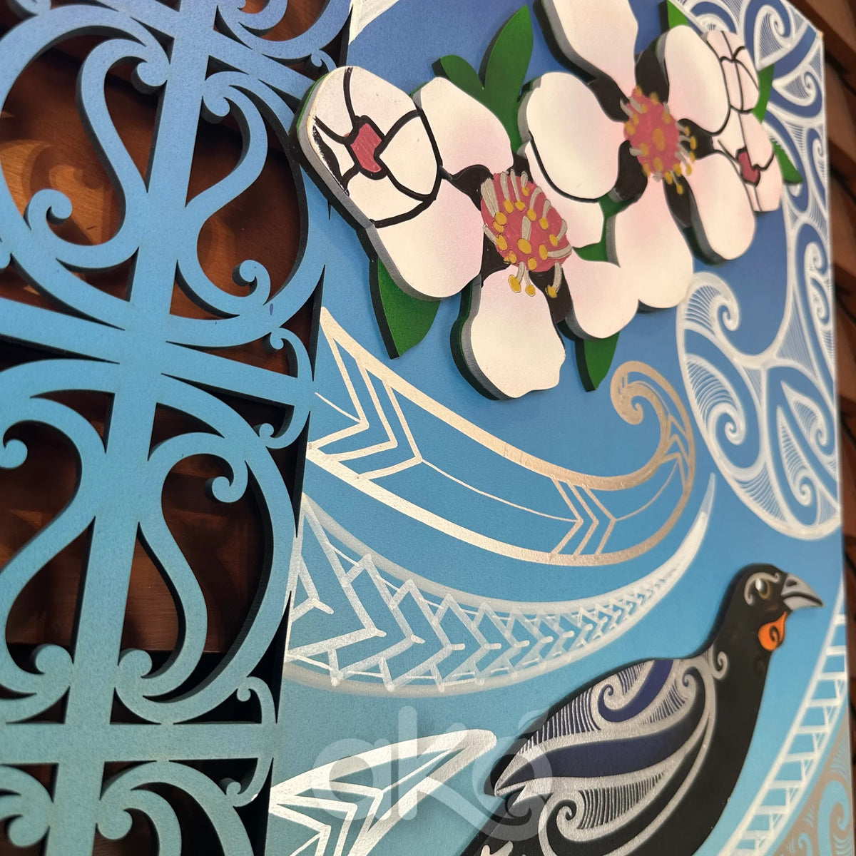 Huia and Mānuka Indoor Art Panel