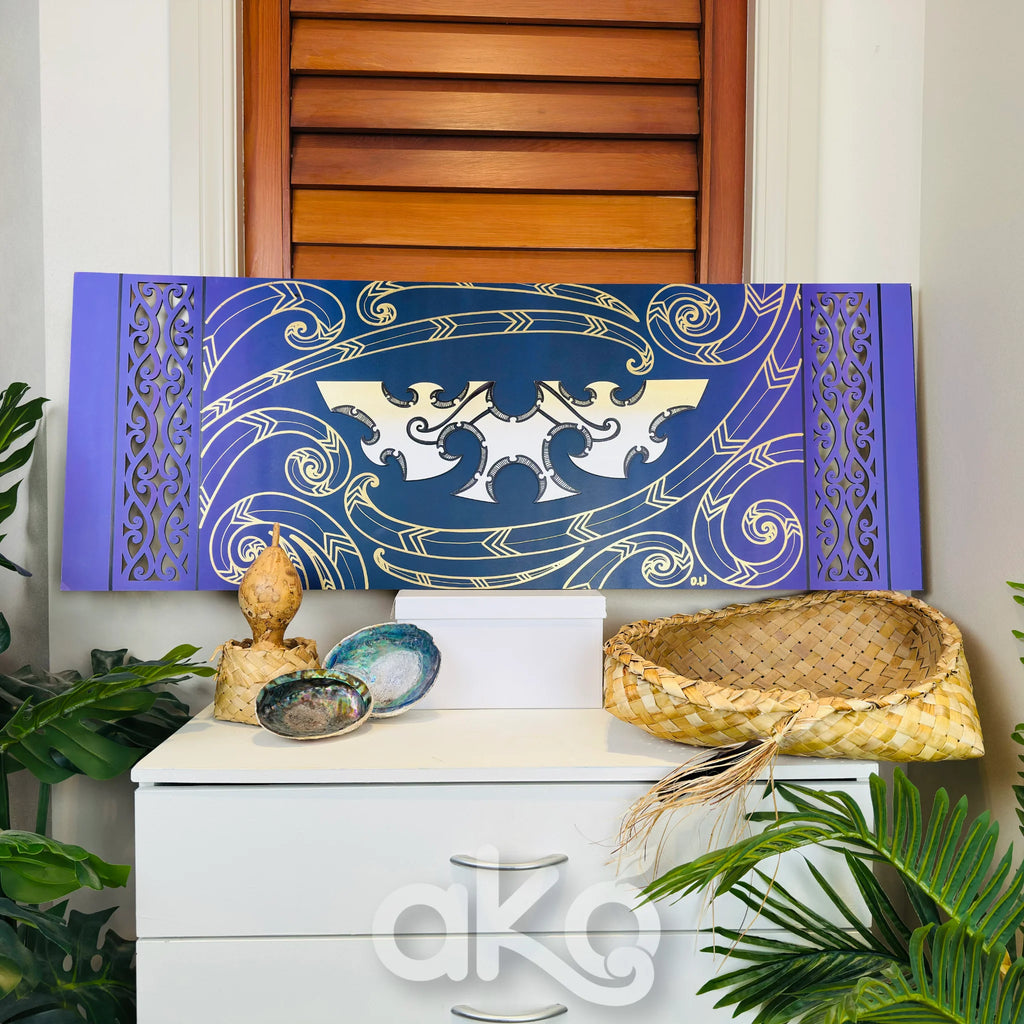 Kape (purple) Indoor Art Panel
