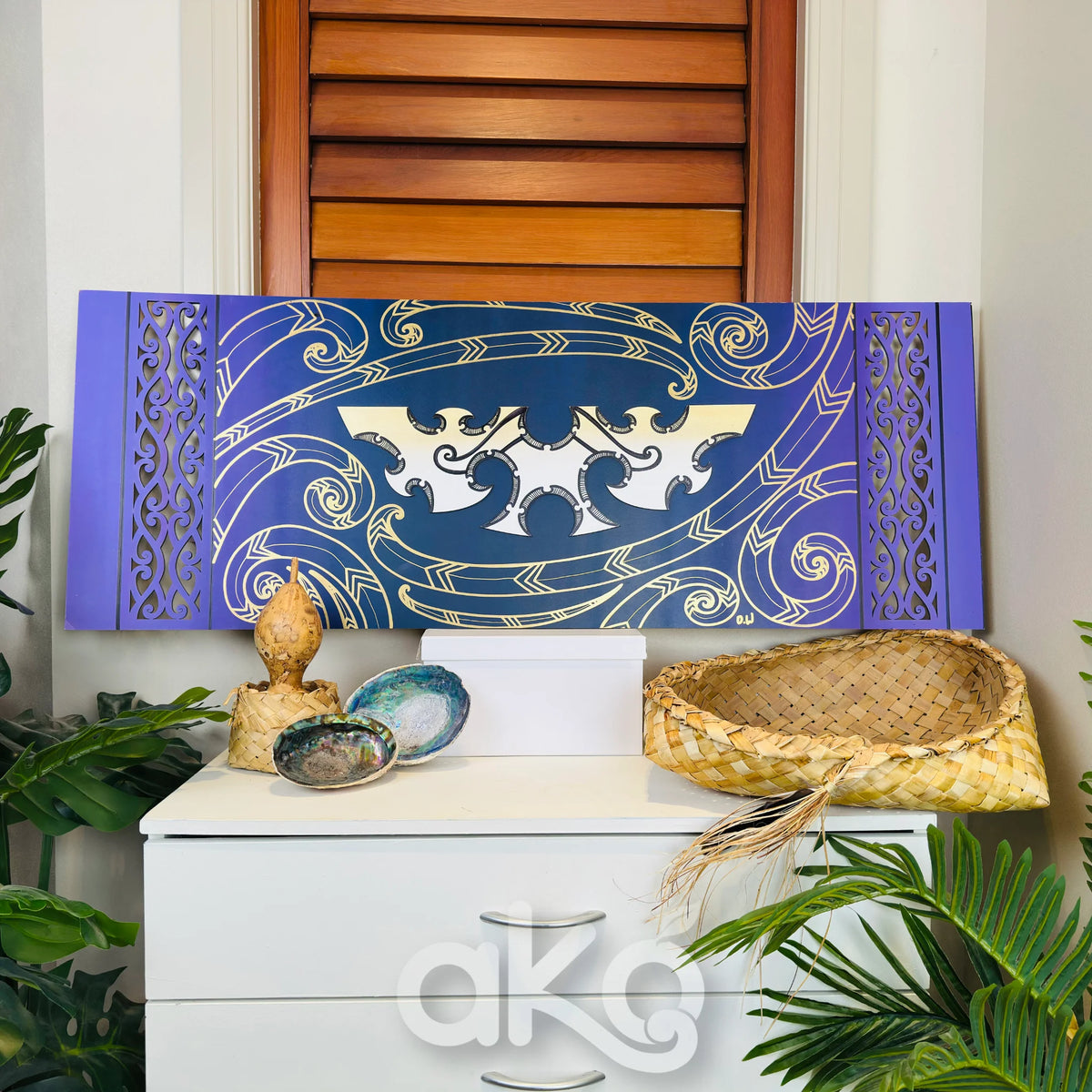 Kape (purple) Indoor Art Panel