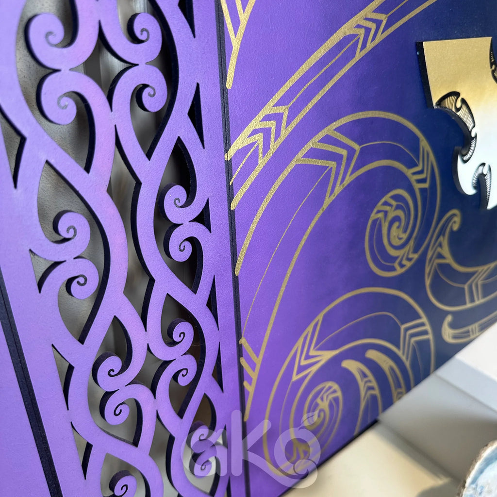 Kape (purple) Indoor Art Panel