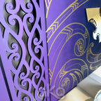 Kape (purple) Indoor Art Panel