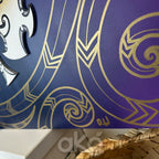 Kape (purple) Indoor Art Panel