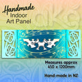 Kape (teal) Indoor Art Panel