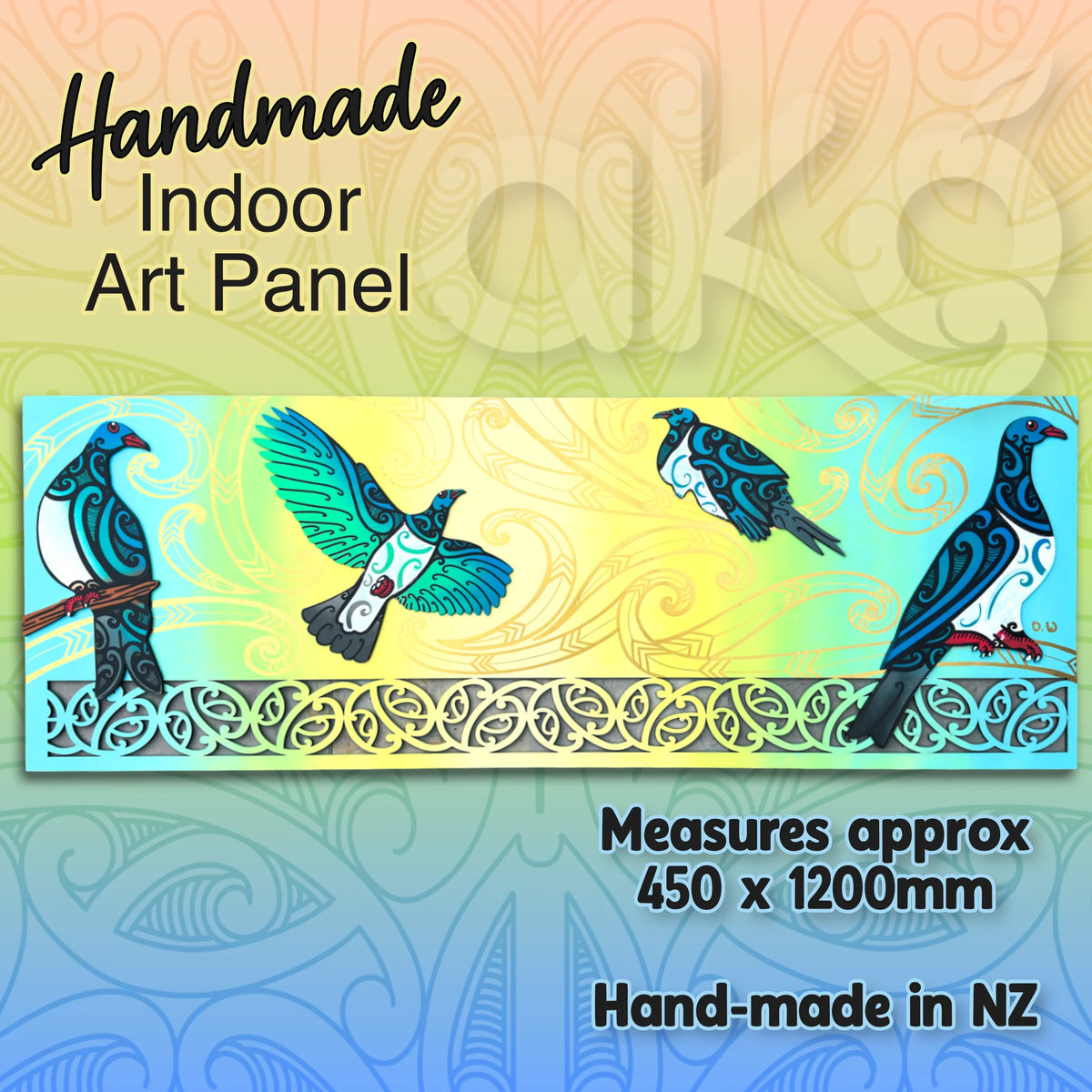Kererū Indoor Art Panel