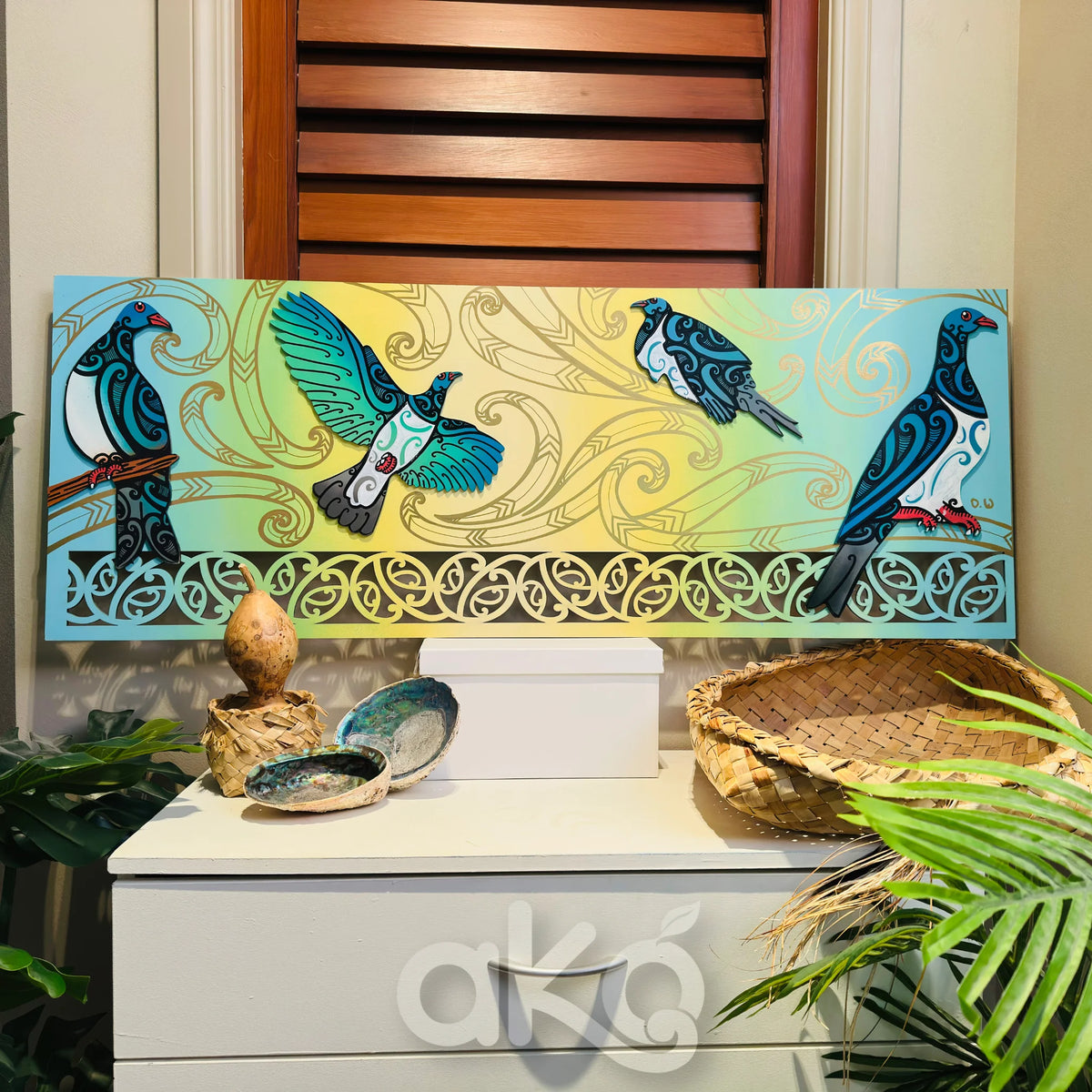 Kererū Indoor Art Panel