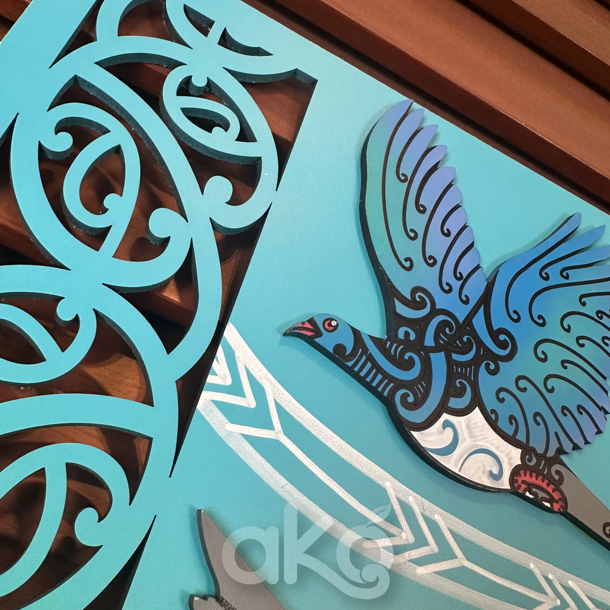 Kererū Kawakawa Indoor Art Panel