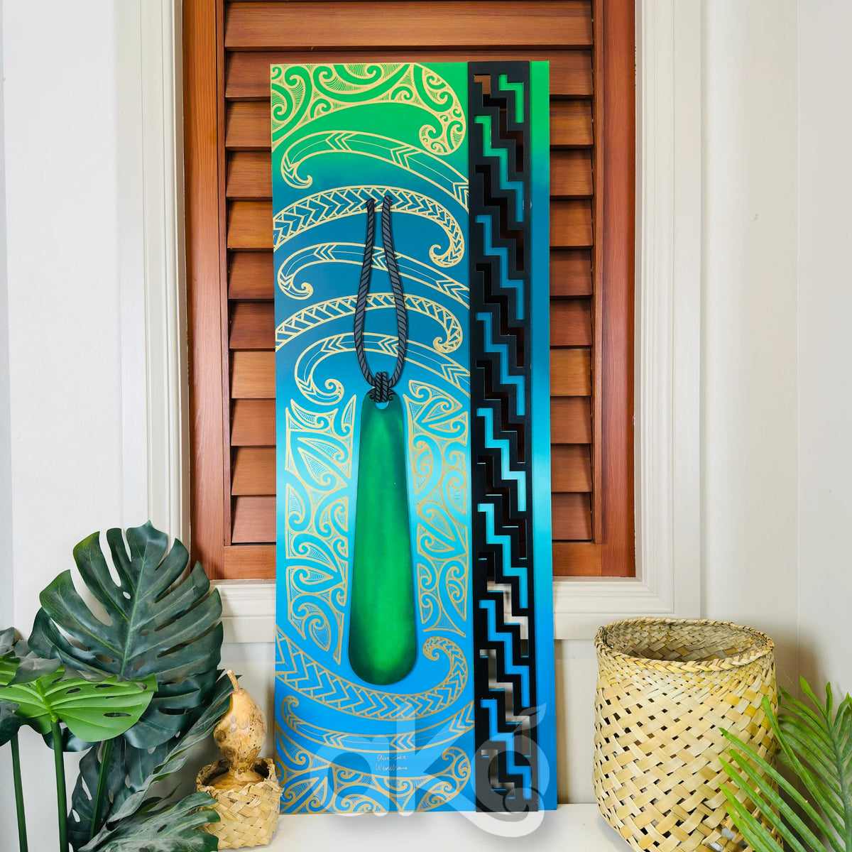 Pounamu Taonga Indoor Art Panel