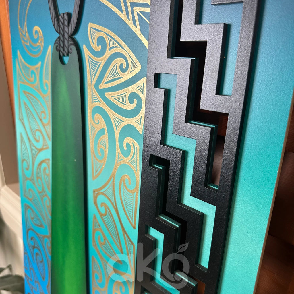 Pounamu Taonga Indoor Art Panel