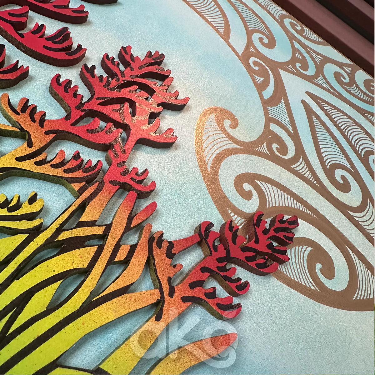 Pūkeko Harakeke Indoor Art Panel