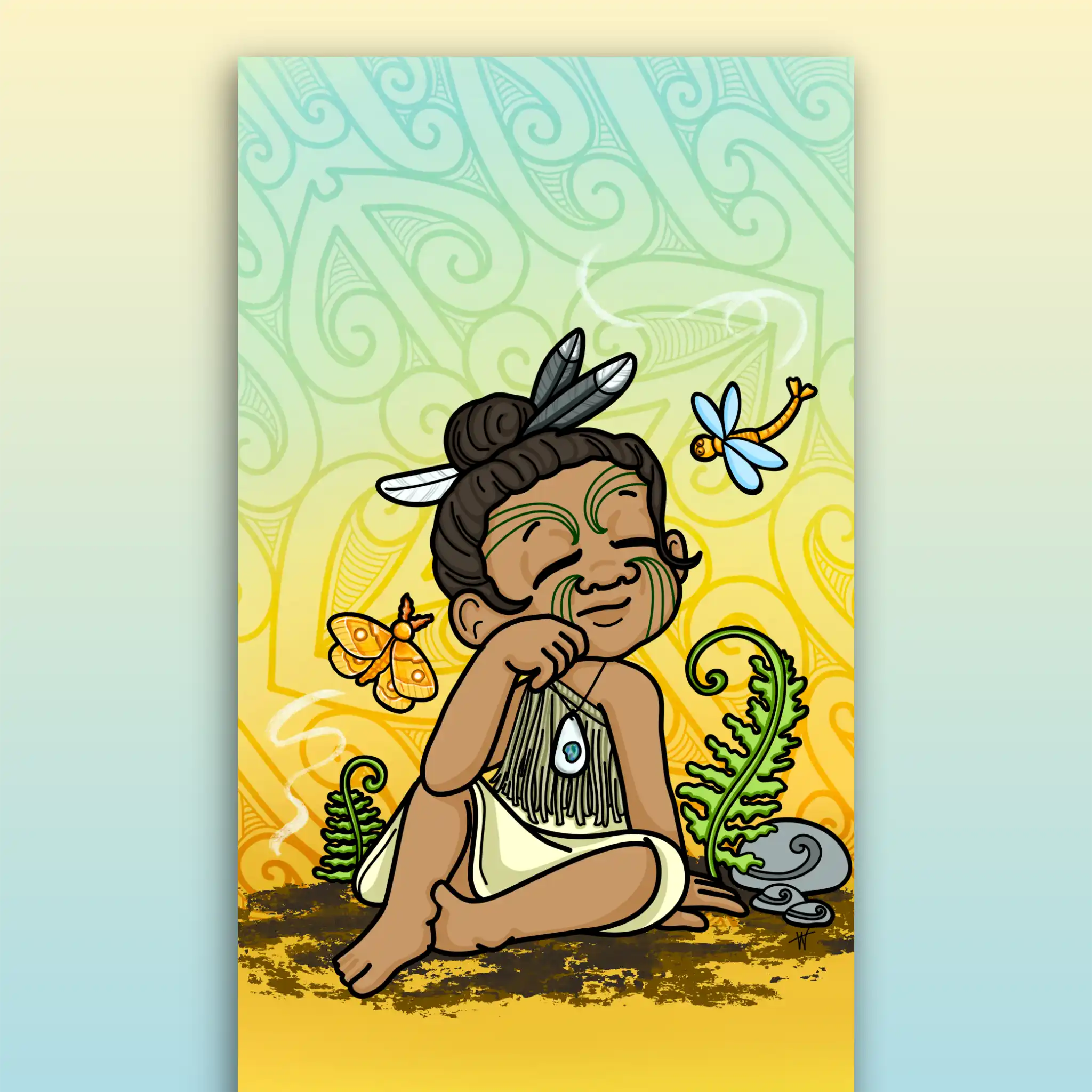 Haumiatiketike Outdoor Art Panel