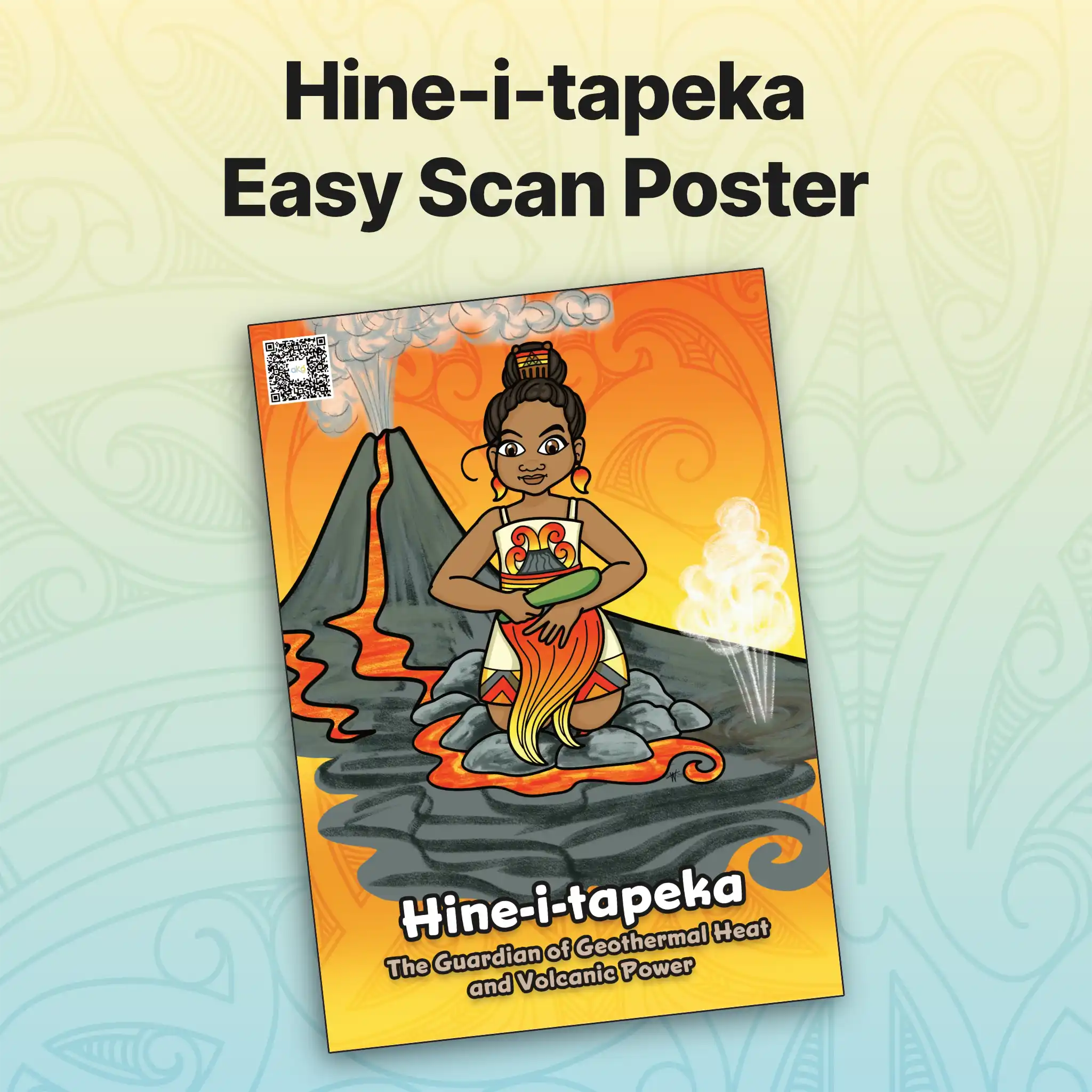 Hine-i-tapeka Easy Scan Poster