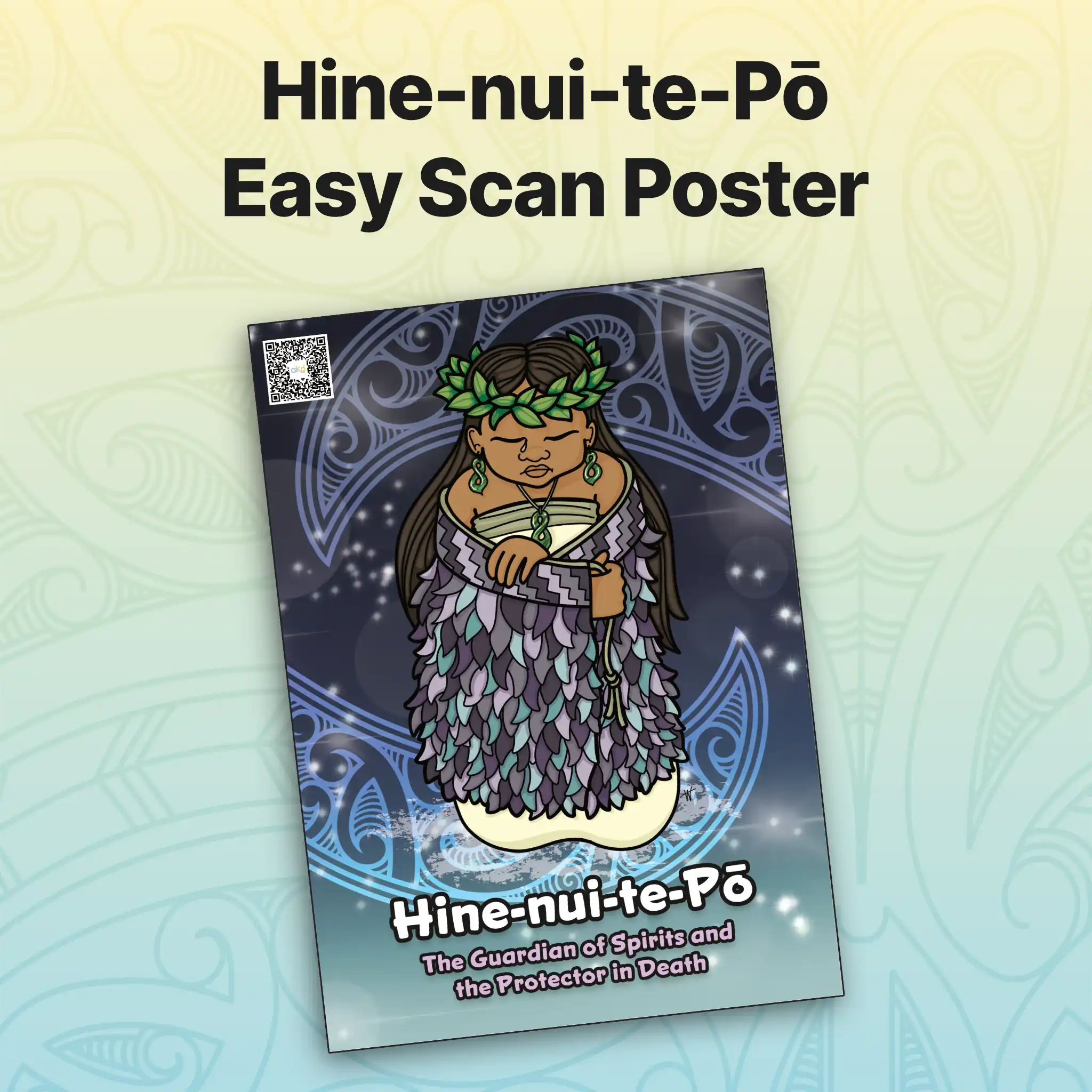 Hine-nui-te-Pō Easy Scan Poster