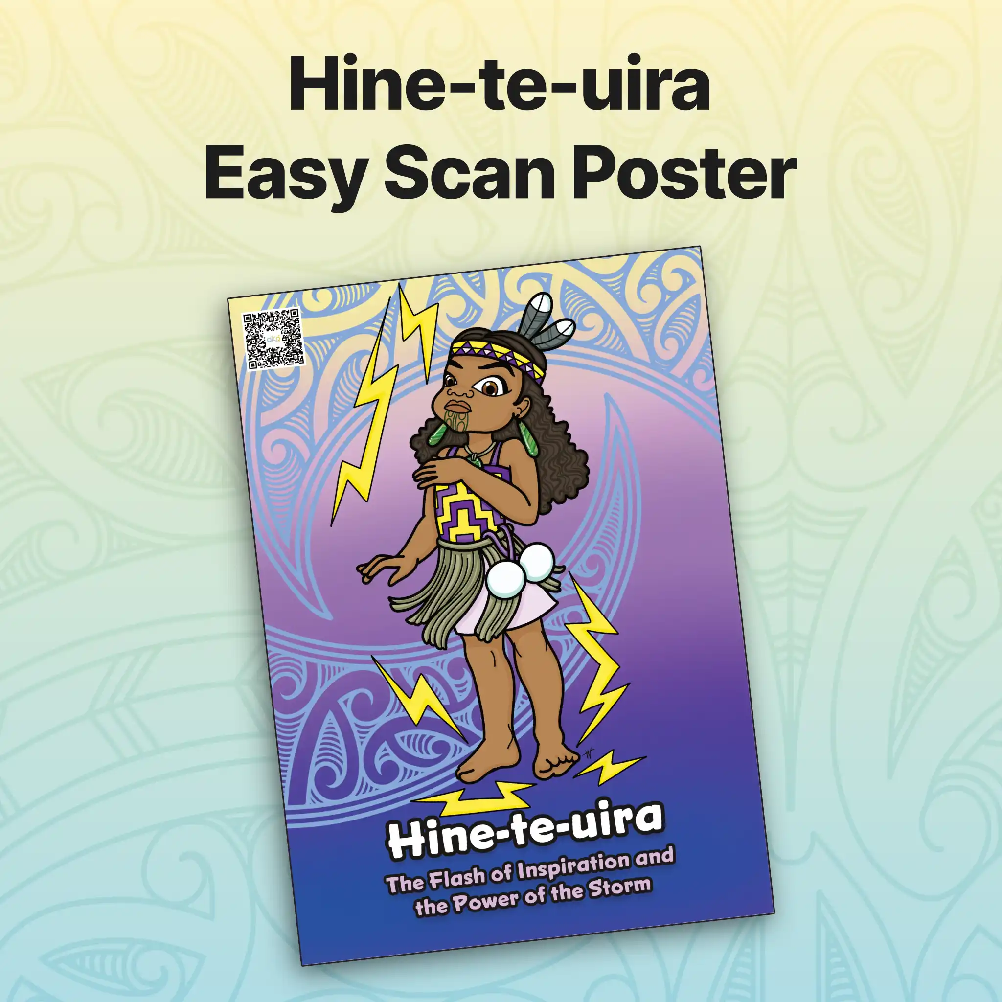 Hine-te-uira Easy Scan Poster
