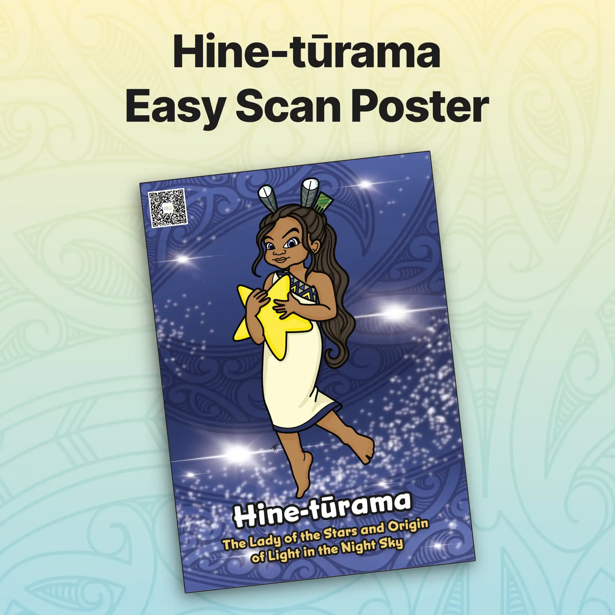 Hine-tūrama Easy Scan Poster