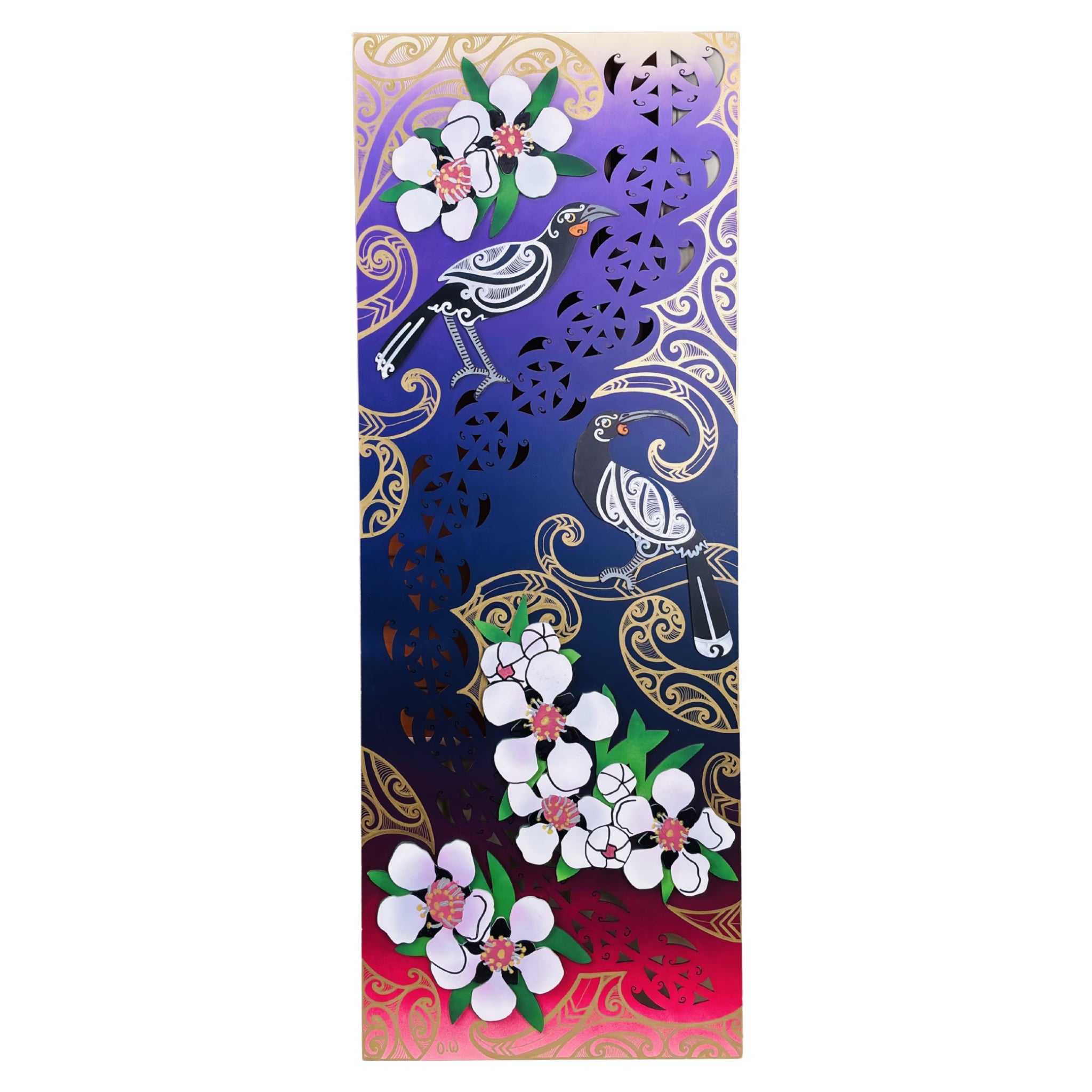 Huia and Mānuka Indoor Art Panel